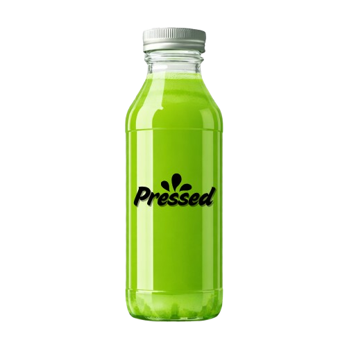 Green Apple juice bottle